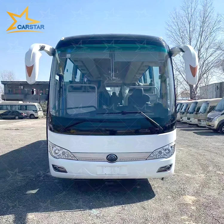 Used Bus Second Hand Front Engine Euro III Yutong Used Coaster Buses 37 Seater Buses for Sale