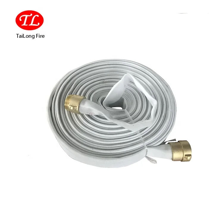 TL Single Jacket PVC Lined Fire Fighting Hose Canvas Fire Hose