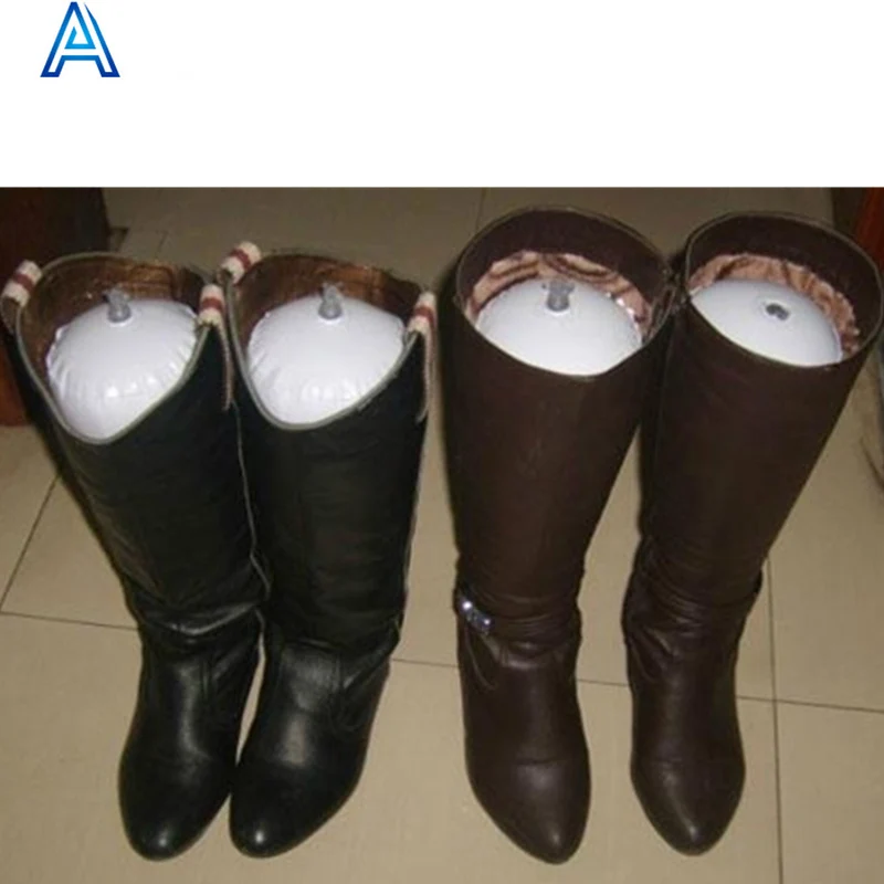 Travel camping PVC inflatable shoe tree boot tree for boot shape keeper air inner chamber