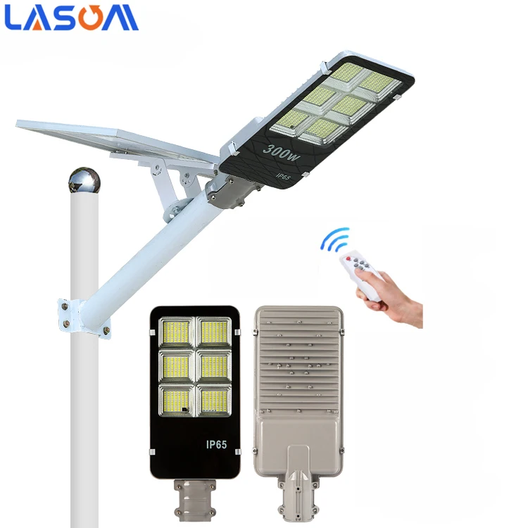 Быстрая доставка, 50 Вт, 100 Вт, 200 Вт, 300 Вт, Алюминиевая СВЕТОДИОДНАЯ солнечная панель с контроллером заряда, уличная лампа, уличный фонарь на солнечной батарее с полюсом