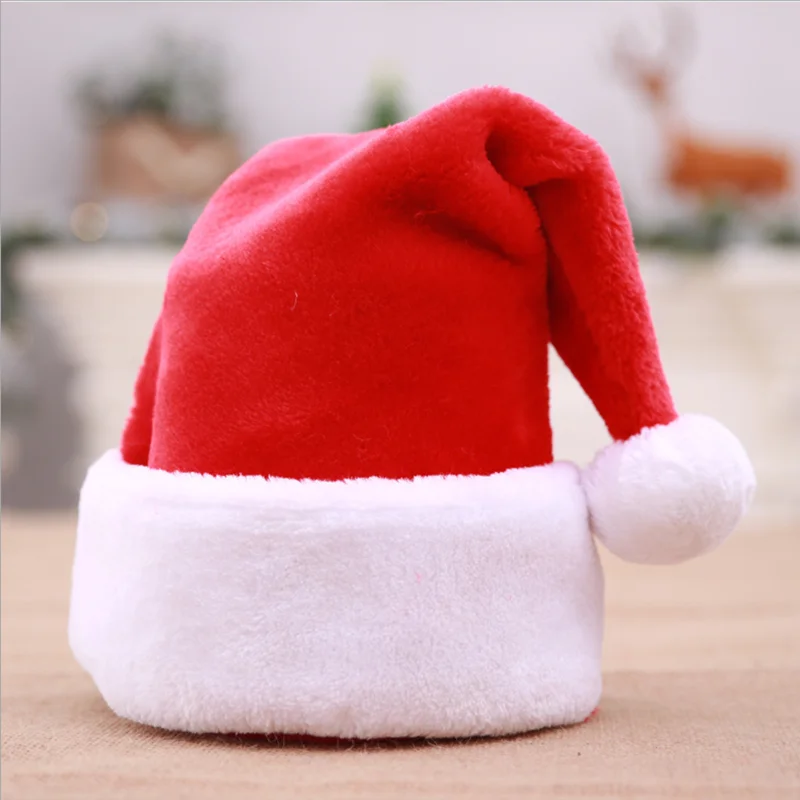 Custom Supplies Merry Christmas Gifts Felt Mini Flush Hat Santa Christmas Hats For Kids Dog