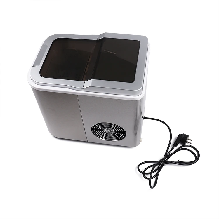 Professional competitive price small countertop ice maker machine home 12kgs/24h icecube maker with CE, CB, EMC, GS, LFGB, RoHS