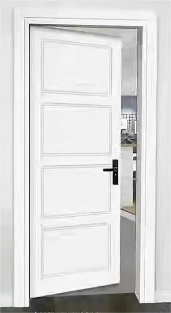High Quality Solid Wood Decoration Interior Door Modern Minimalist Design Door Fireproof Door