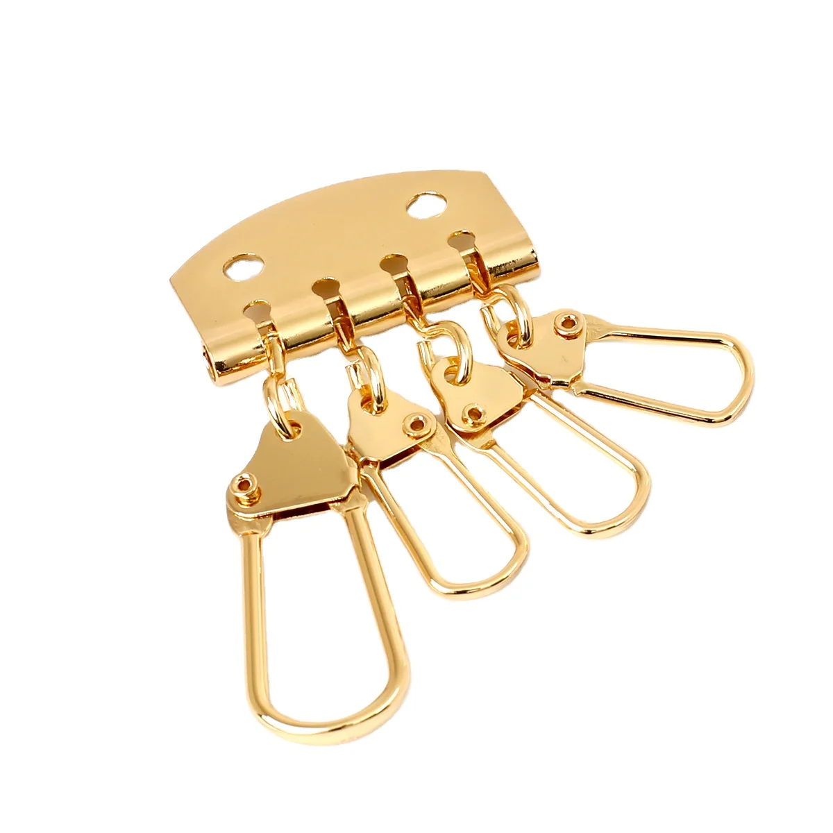 B7009 Custom Rose Gold Metal Small Key Chain Snap Clip Swivel Hook for Wallet