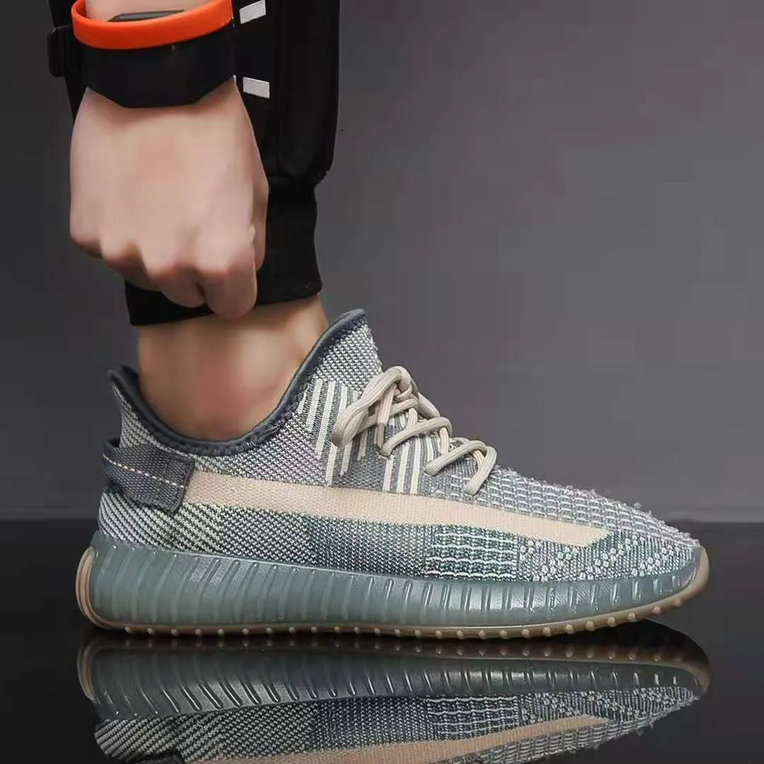 
Gemstone Green Manufacturers Designer Styles Custom Soft Yeezy Men Running Sport Shoes Casual Sneakers 
