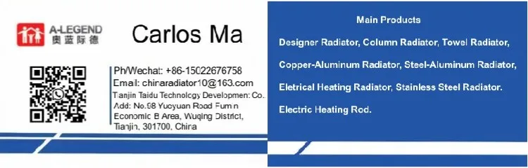 cheap price central heating aluminum bi-metal radiators