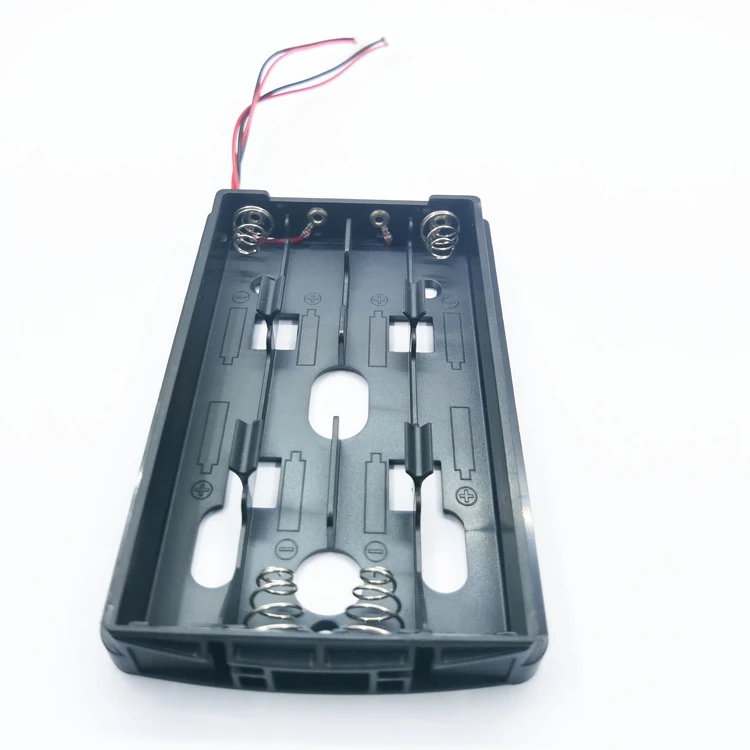Высокое качество Черный AA ABS батарея держатель 6V батареи коробки