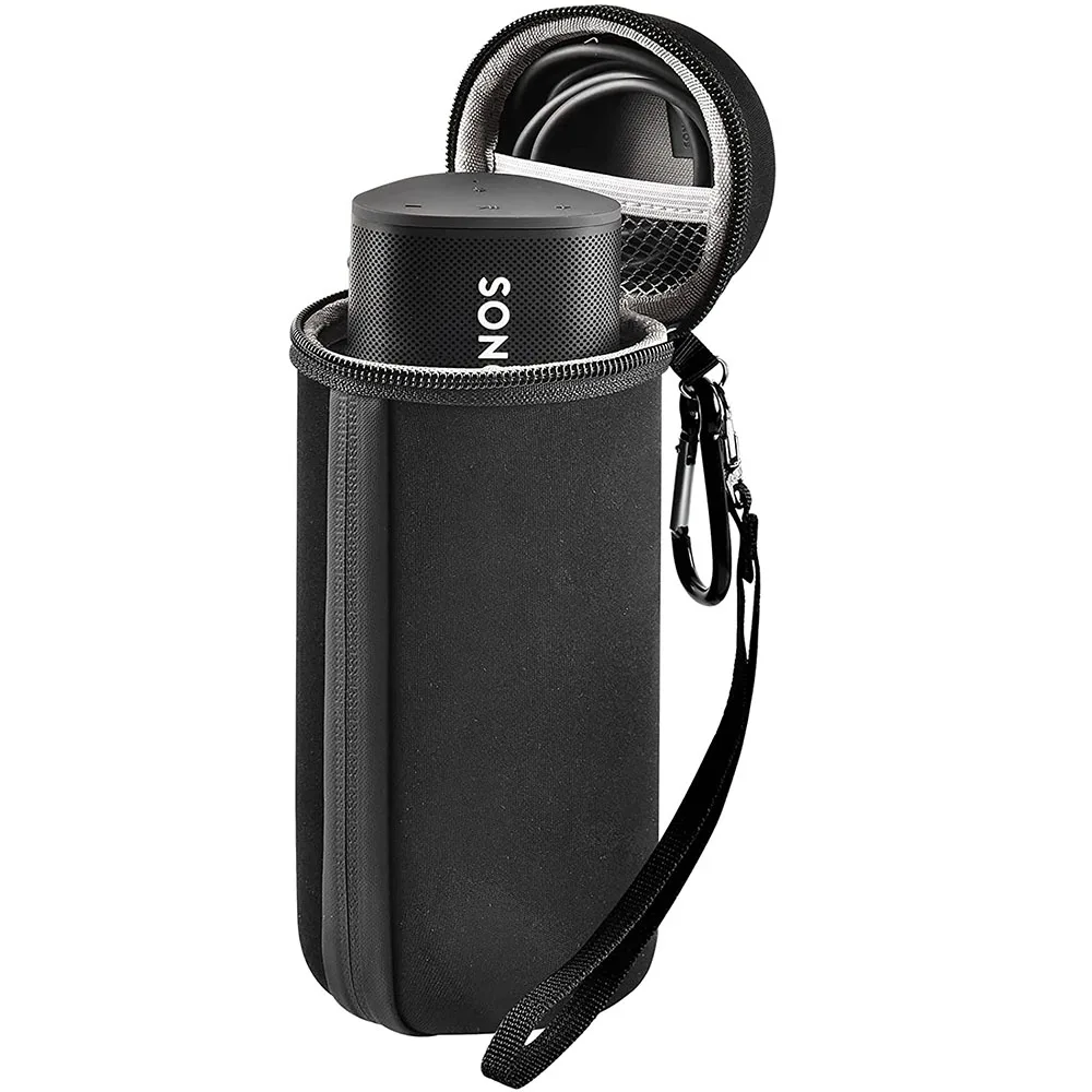 Case Compatible with Sonos Roam WLAN & Wireless Portable Smart Speaker, Travel Carrying Protective Holder Fits for Charge Cable