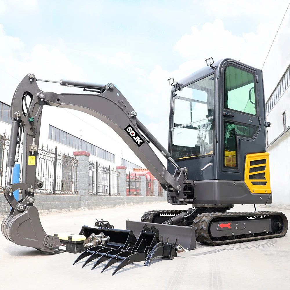 Wholesale High Quality Micro Bagger  EPA Engine Mini Digger Excavator Earth-moving Machinery Multifunction Mini Excavator 2 Ton