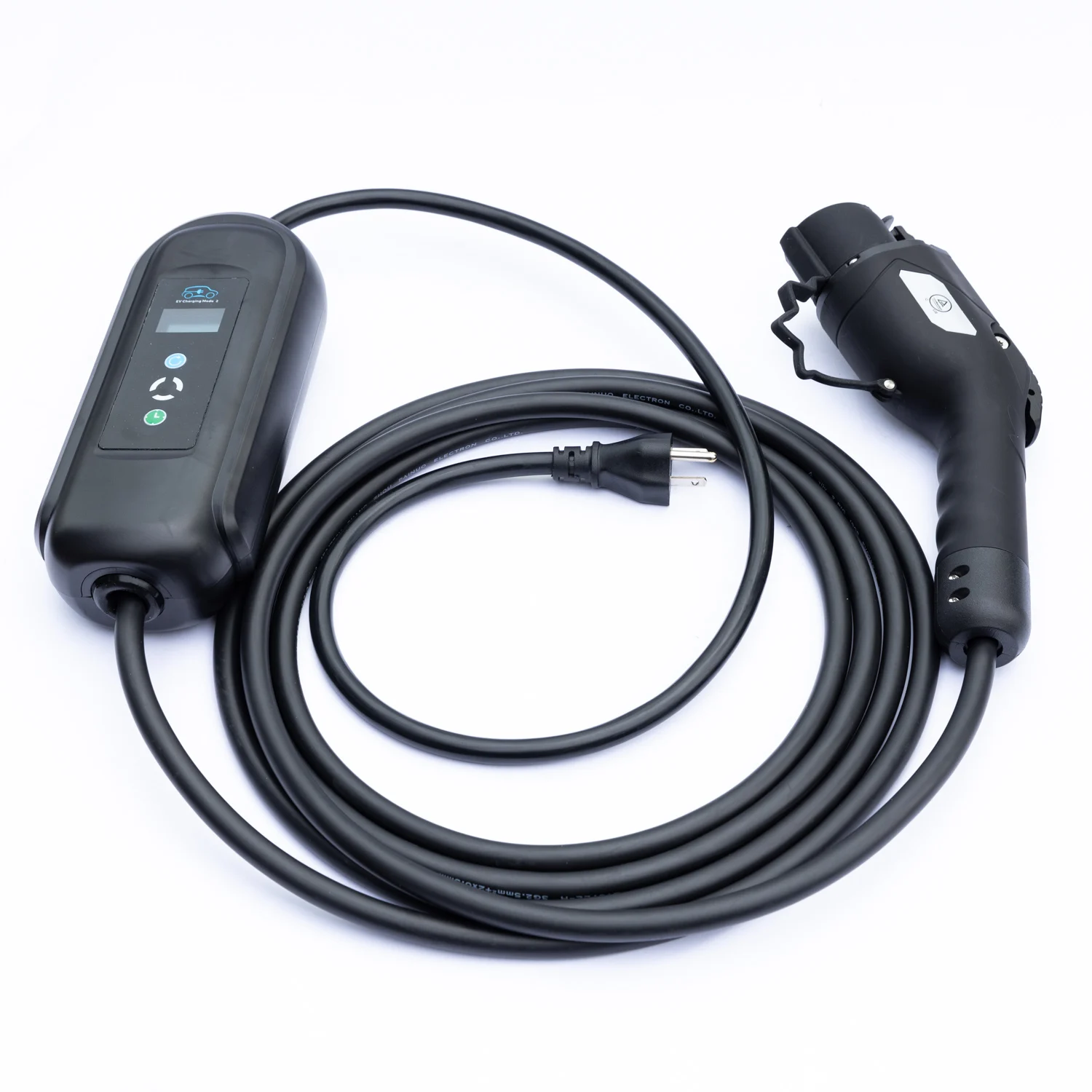 Factory Direct Selling Mode2 16A AC 3.5kw Portable Smart Car Charger with Black CE Plug Meets American Standard