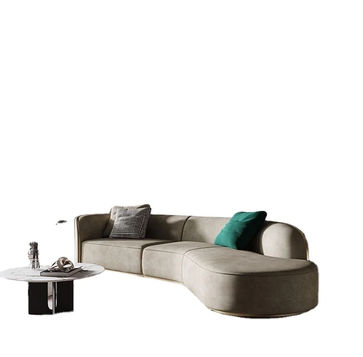 Professional new technology fabric living room sofa modern corner modular sofa