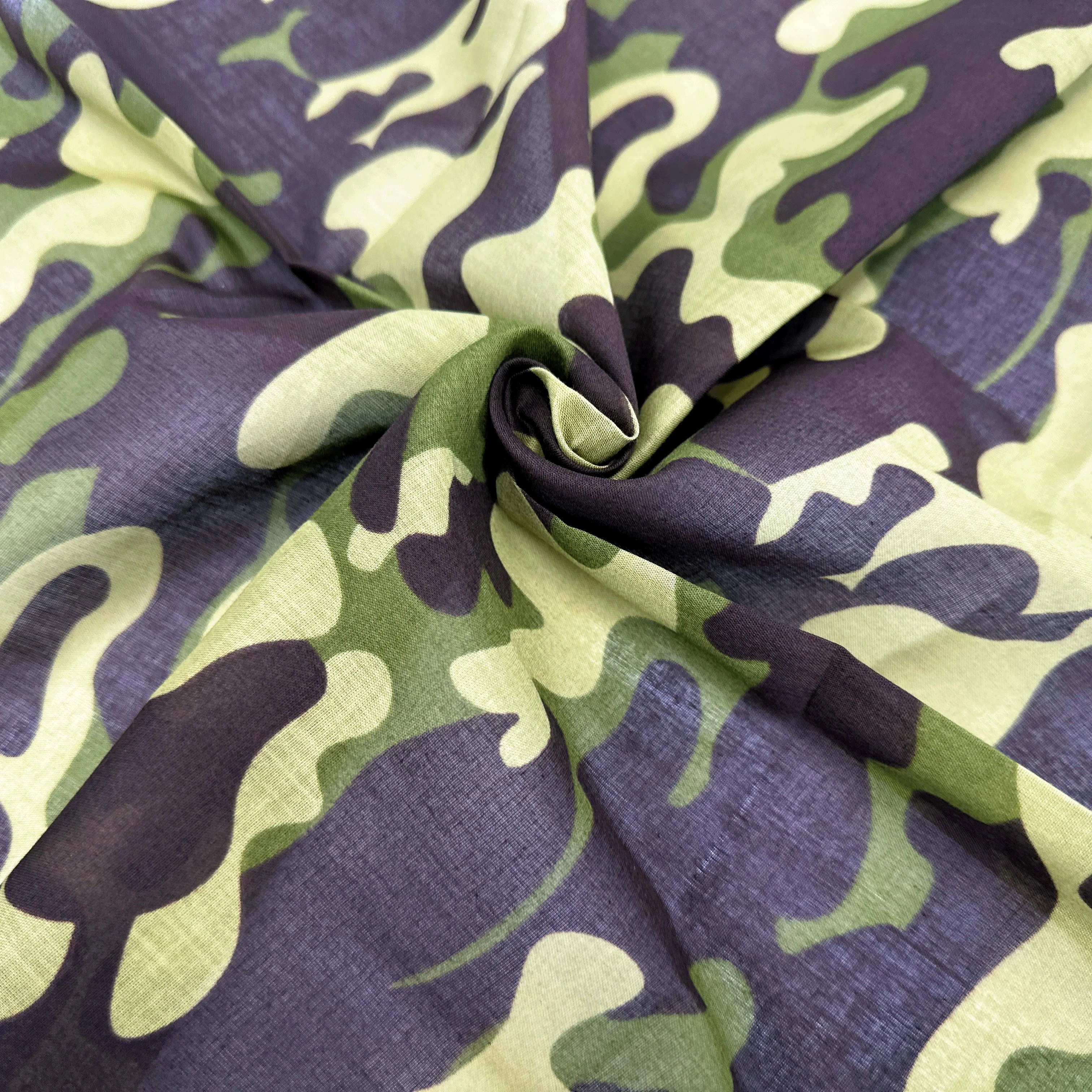 Hengli camouflage Wholesale bandana scarf Custom Printed color for women Girl baby head Most Popular Fashion Scarves & Shawls