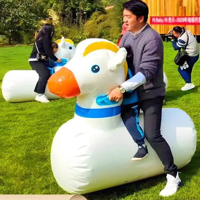 2024 new style Hopping animal toys Jumping Horse Inflatable Horse Play Toys for kids
