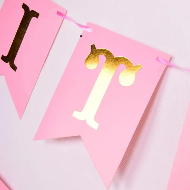 GiveU Amazon Hot  Its A Girl Baby Shower Paper Banner