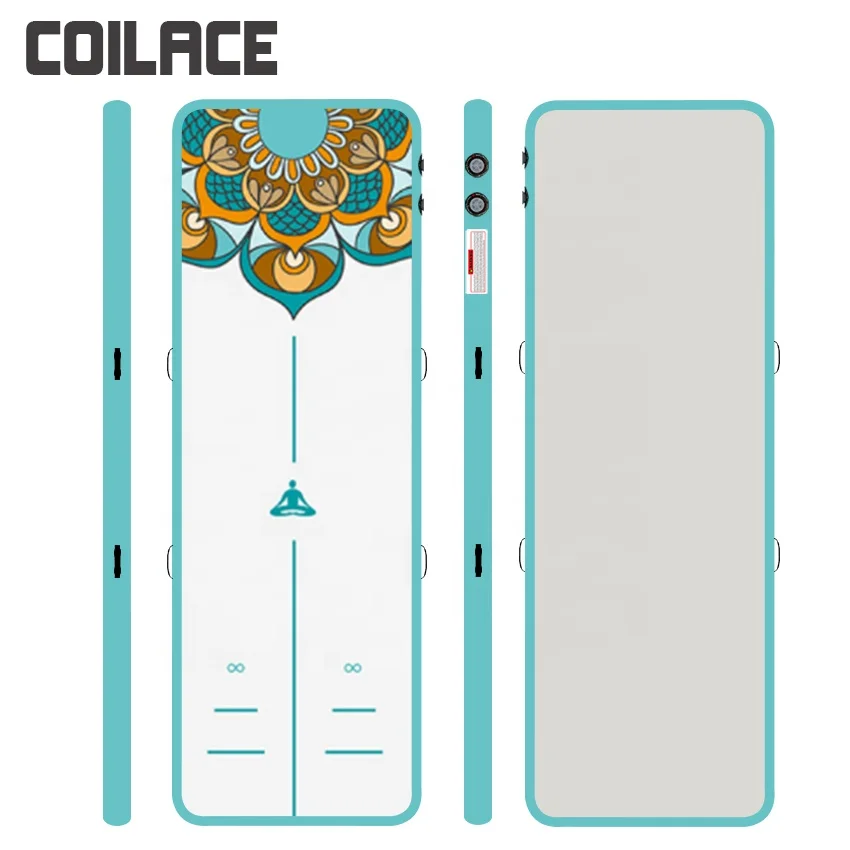  COILACE роскошный красочный водный коврик плавающая надувная водная платформа для оптовой