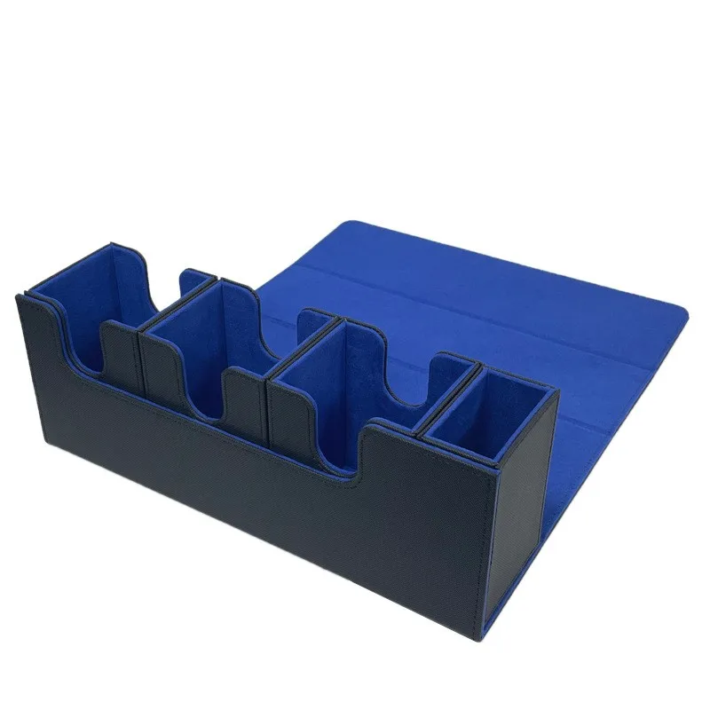 Wholesale Card Deck Box For MTG  Pu Leather  4 in1storage box TCG  Yugioh League of Legends Large capacity detachable deck box