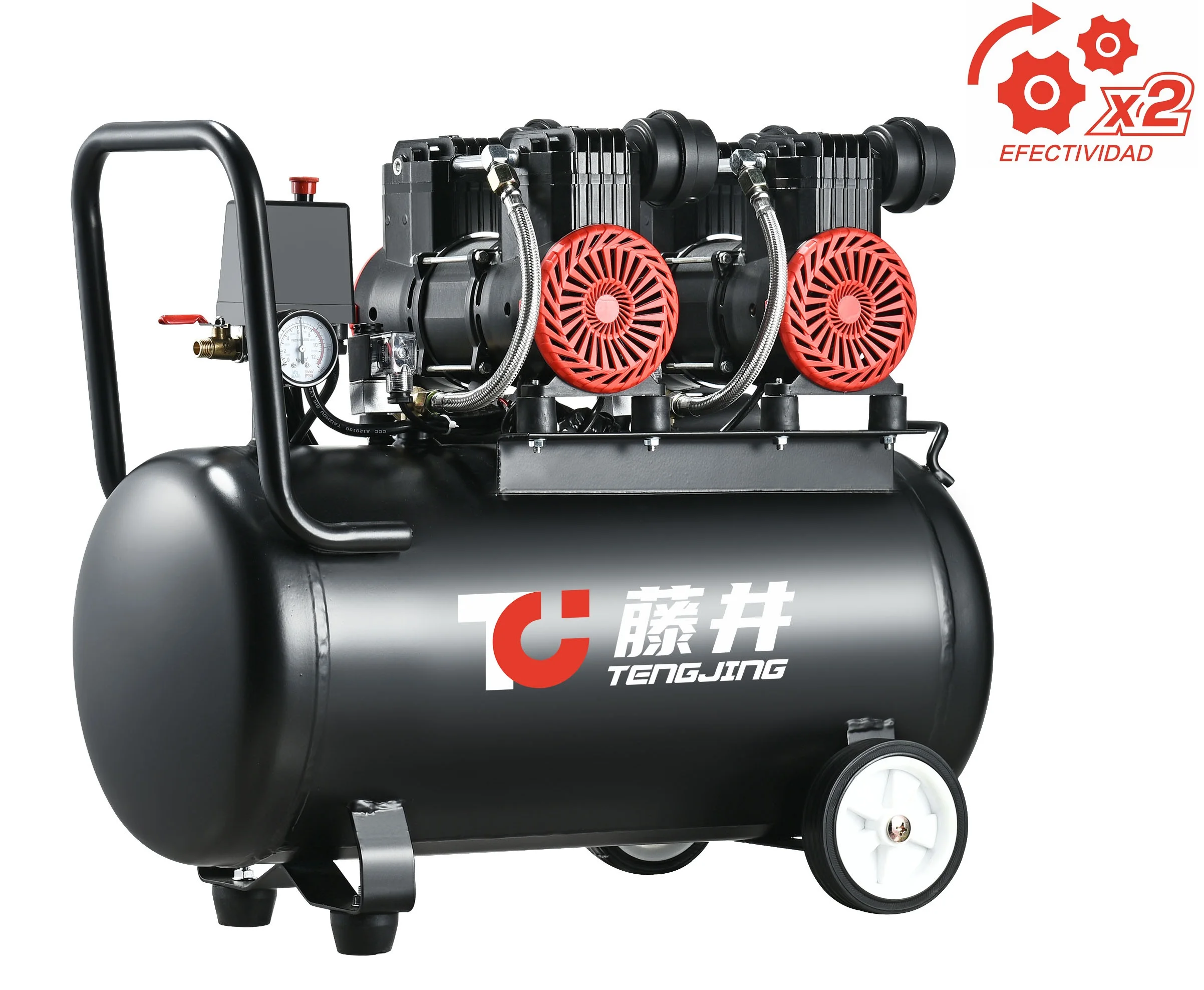 220 voltage air compressor 2800RPM silent air compressor oil free