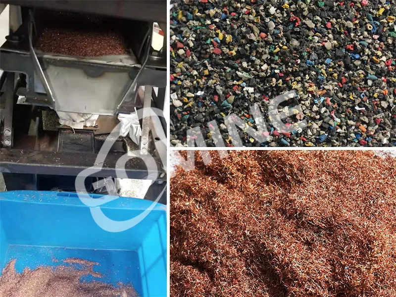 Fast Delivery Small Copper Wire Granulator Machine Single Phase Mini Copper Cable Wire Granulator Recycling Machine for Home Use