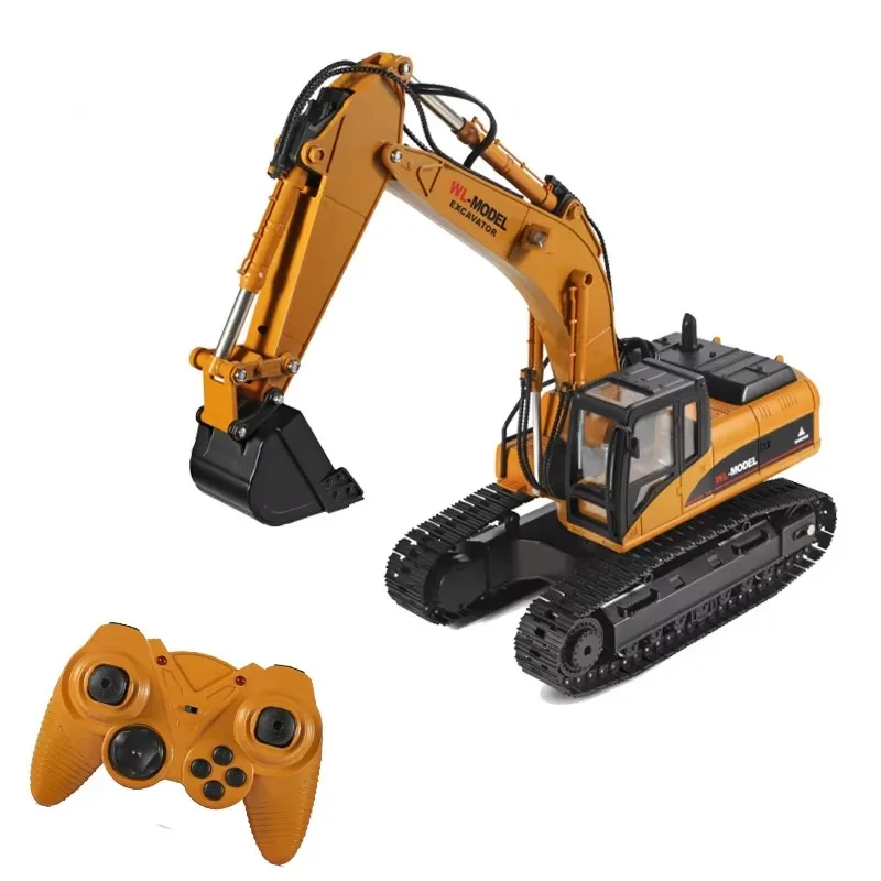 Wltoys 16800 1/16 2.4g Electric Simulation Alloy Excavator Light Sound Remote Control Construction Car Model Toy Rc Excavators