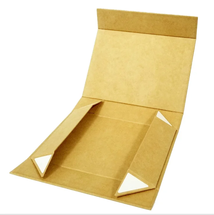 Custom high-end folding clamshell black gift box printed logo clothing shoes pants packaging box