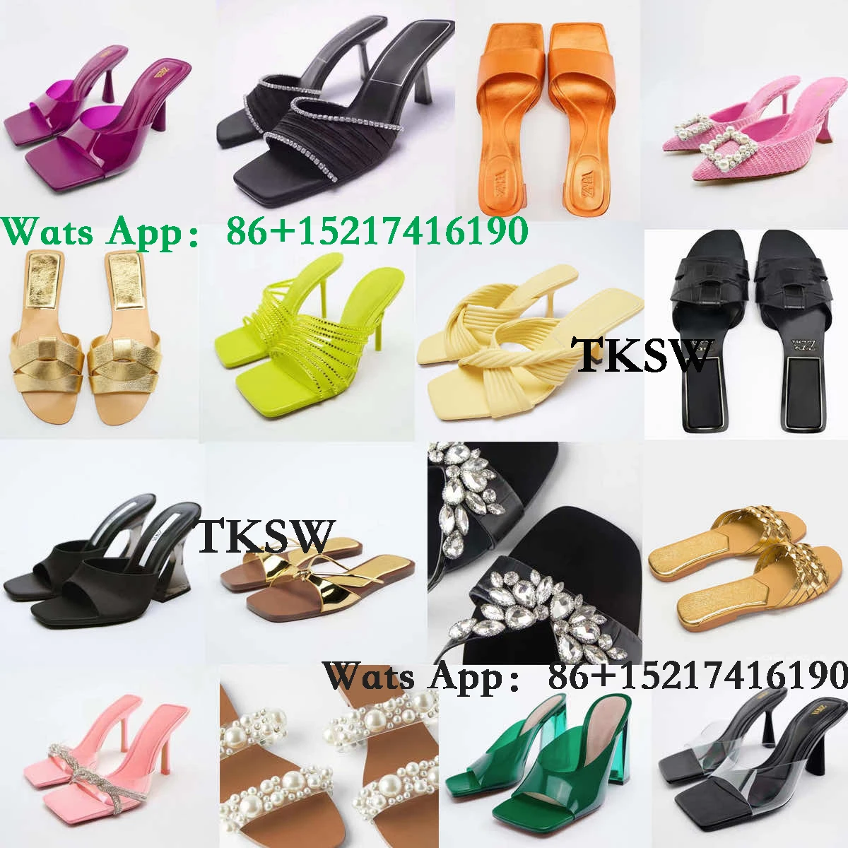 Fashion Women Ladies Shoe Fancy New Design Sexy Sandal Open Toe Female Slides Sexy Slipper Shoes Mules Heels For Women Ladies