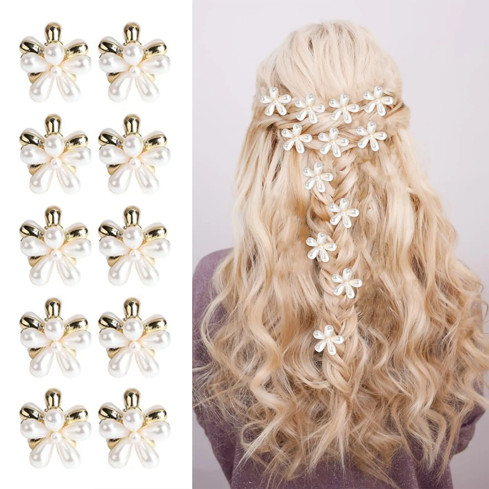 Small Hair Claw Clips with Crystal Cute Metal Hair Pin Sparkling Barrettes for Sweet Girls