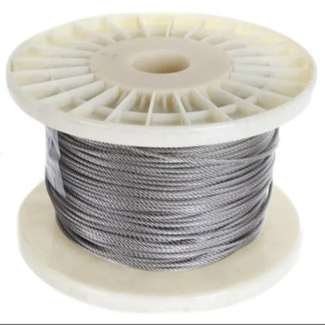 1*19 7*7 7*19 galvanized steel wire rope for gym cable