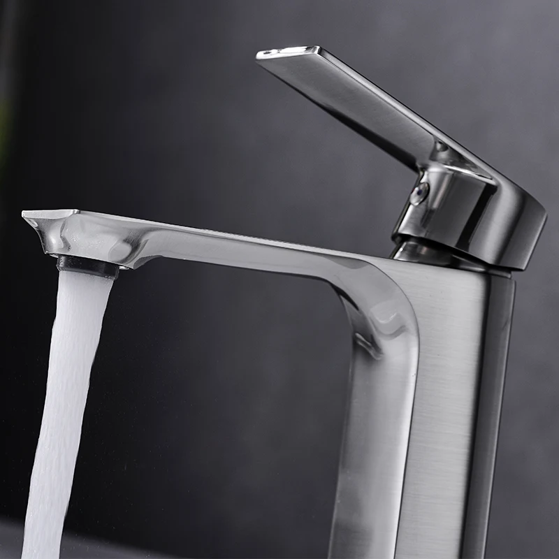 Professional Manufacturer Sanitary Brass Basin Faucet Quality Inspection Warranty Lavatory Faucet
