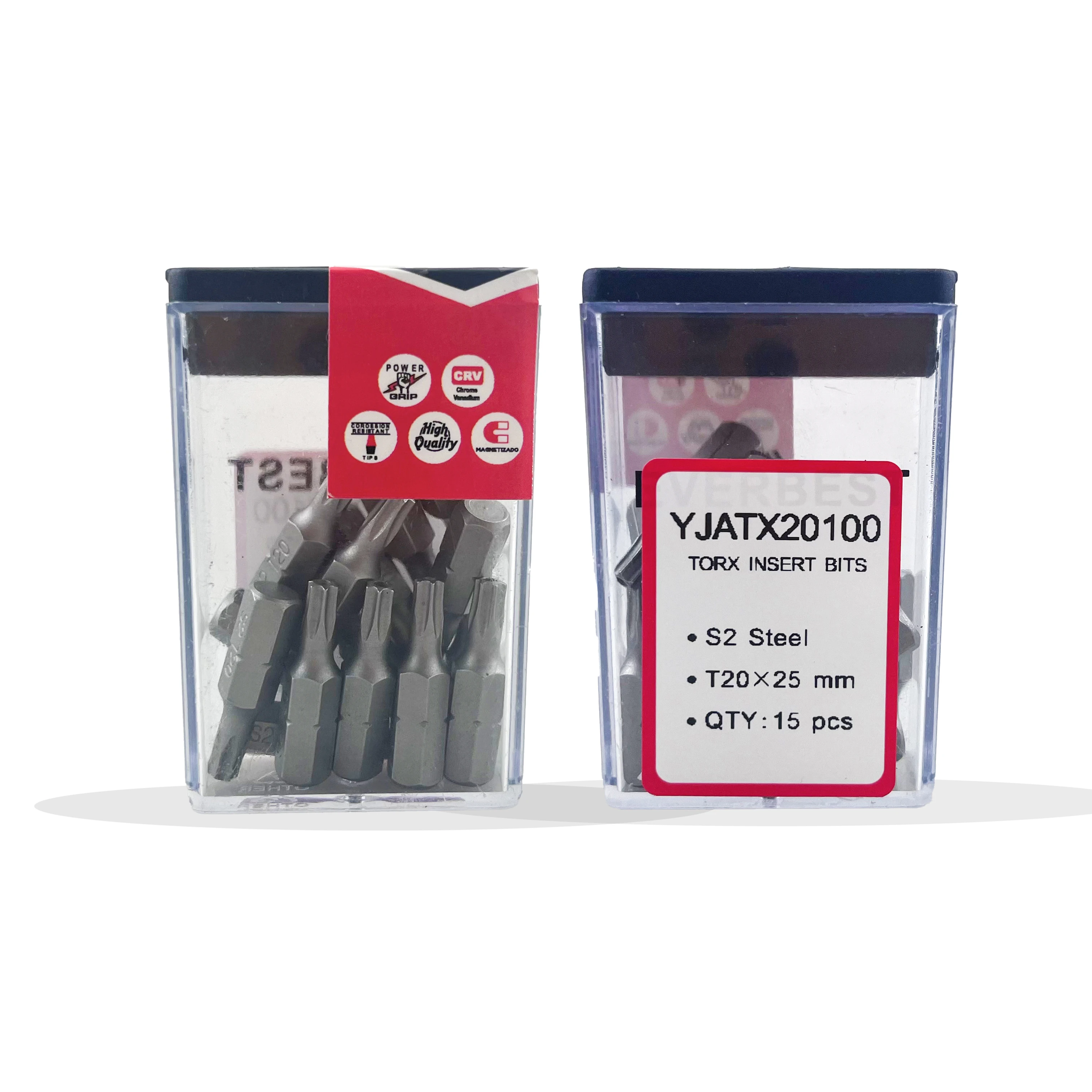 Impact insert Screw Drill bit S2 Torx T20 Strong Magnetic Hexagon Shank Screwdriver Bit T20X25