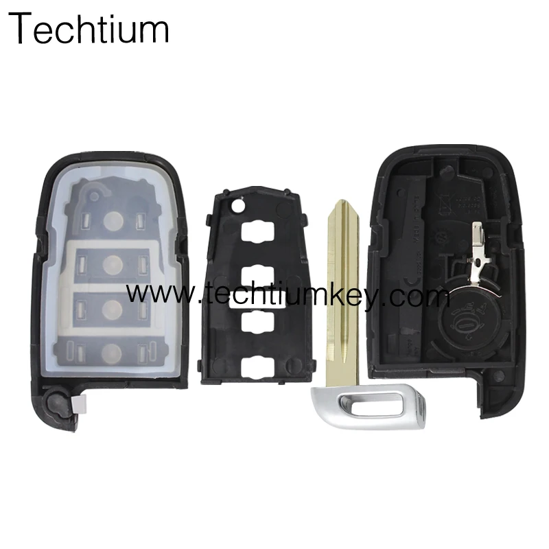 Replacement Key Case 4 Buttons Remote Car Key Shell Fob for kia key case Picanto Cerato Sportage