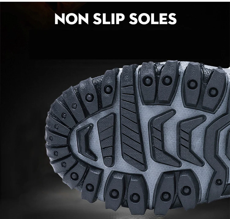 High-Top Cotton Plush Lining OEM Waterproof Snow Boots Women Winter Warm Shoes for Outdoor Hiking Ankle Boots