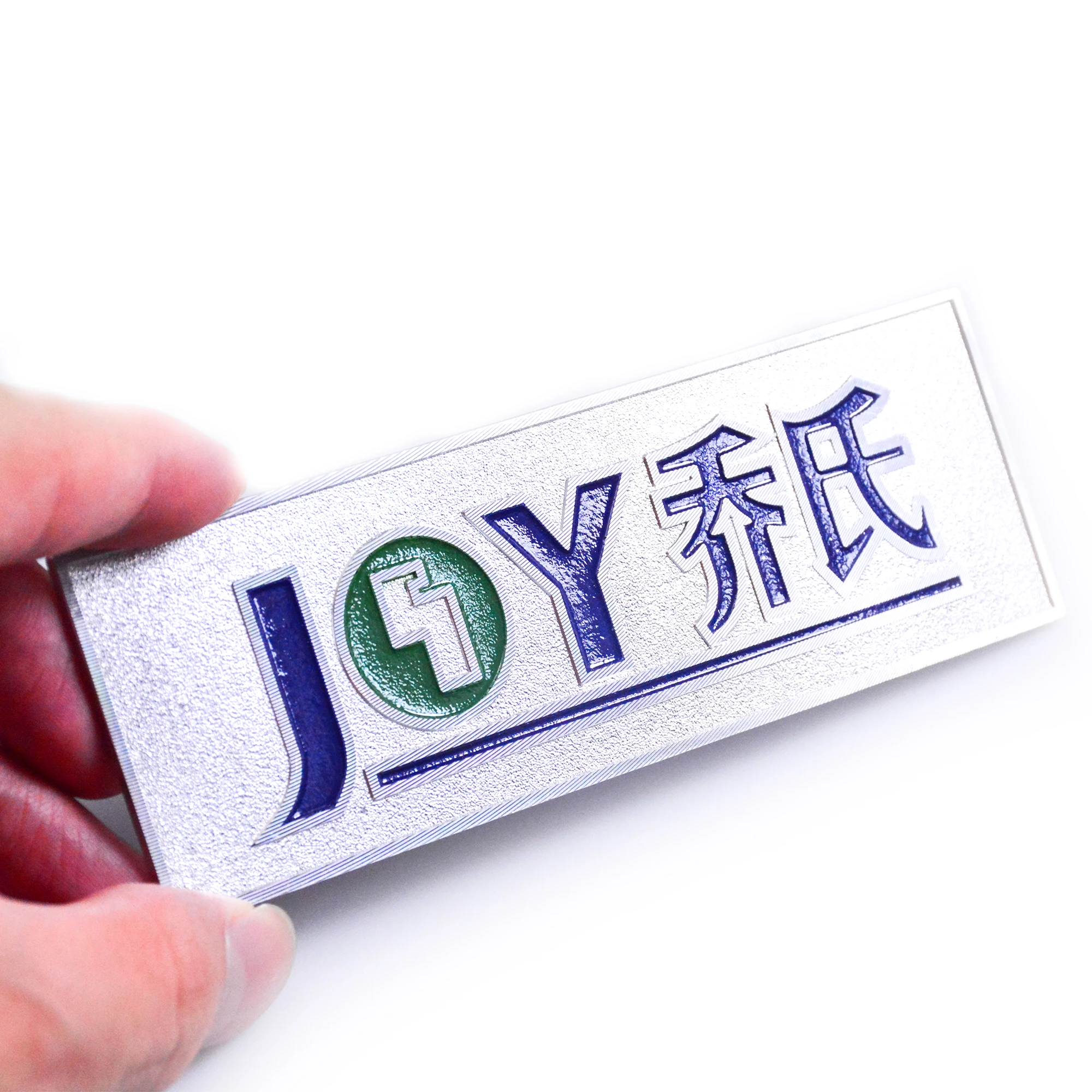 New Design Aluminum Nameplate Anodized Sign Plaque Signage Brass Stainless Steel Asset Tag Label Metal Logo