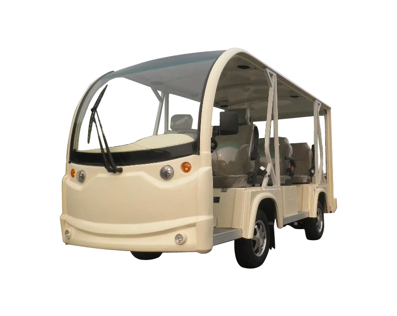 14 seater electric shuttle bus for sight seeing 72V powerful motor