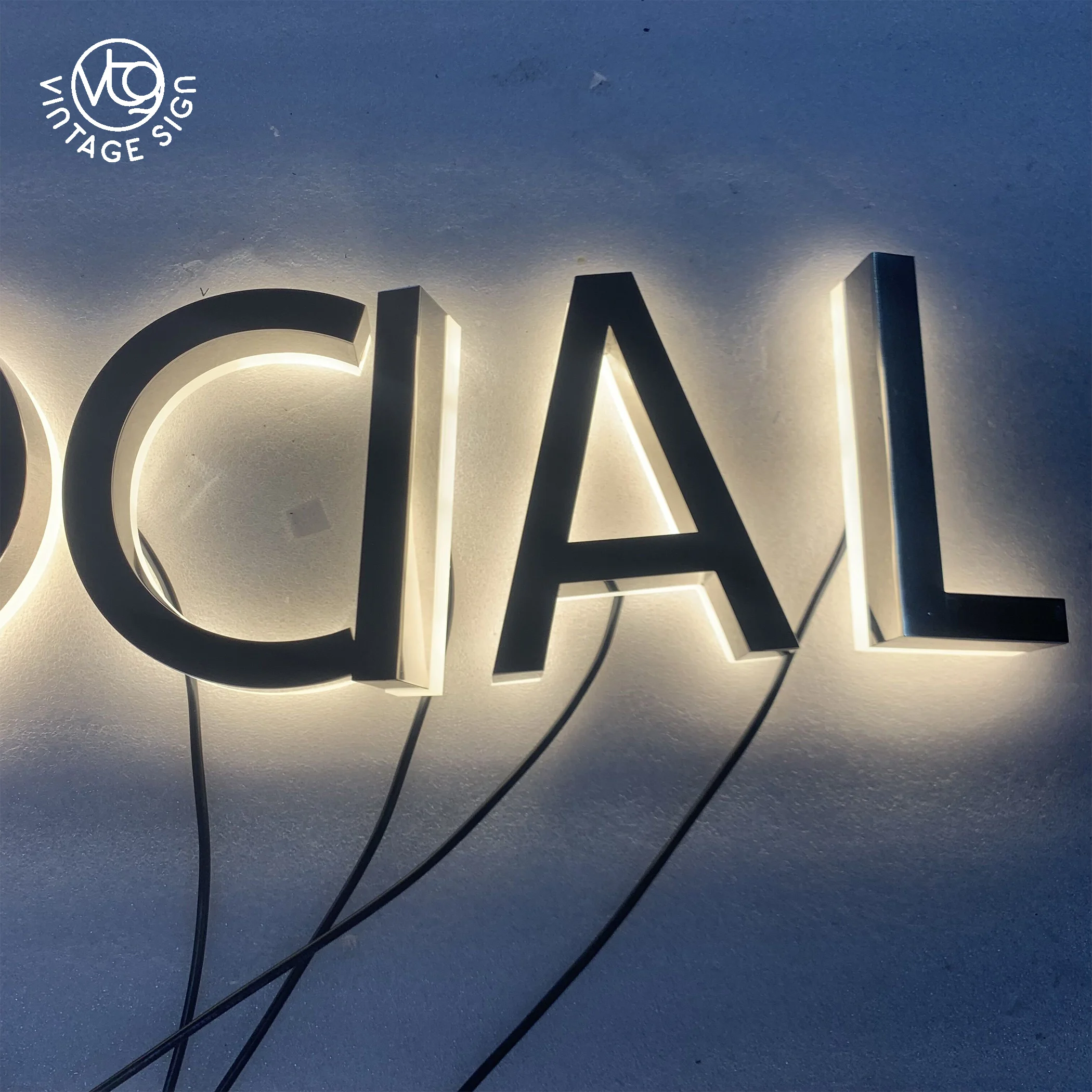 Metal Acrylic Signage Factory Lit Led Channel Free design Letters How To Make Signs Custom 3D Backlit Sign With Factory Prices