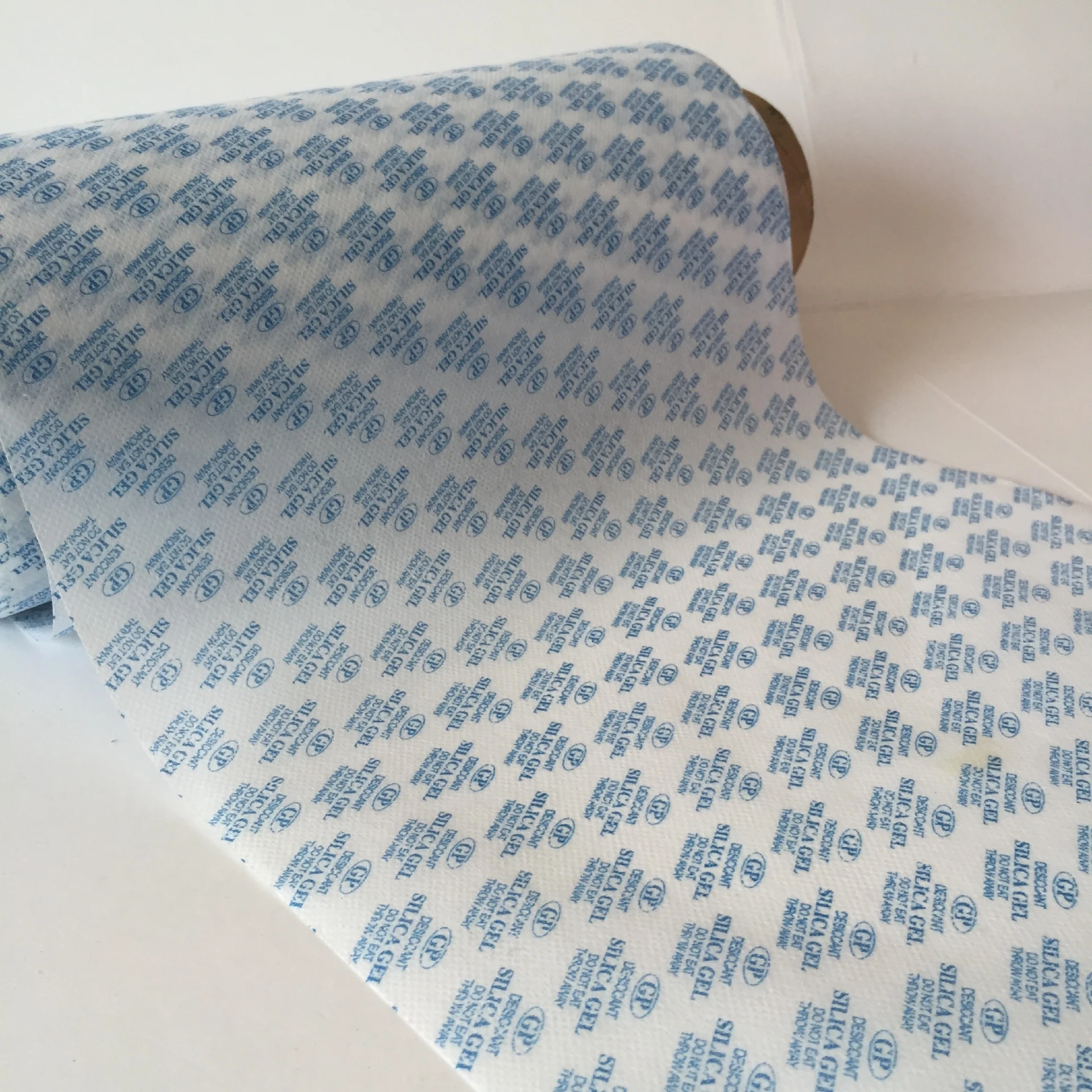 China Brand Cobalt Free Desiccant Silica Gel Packaging Paper
