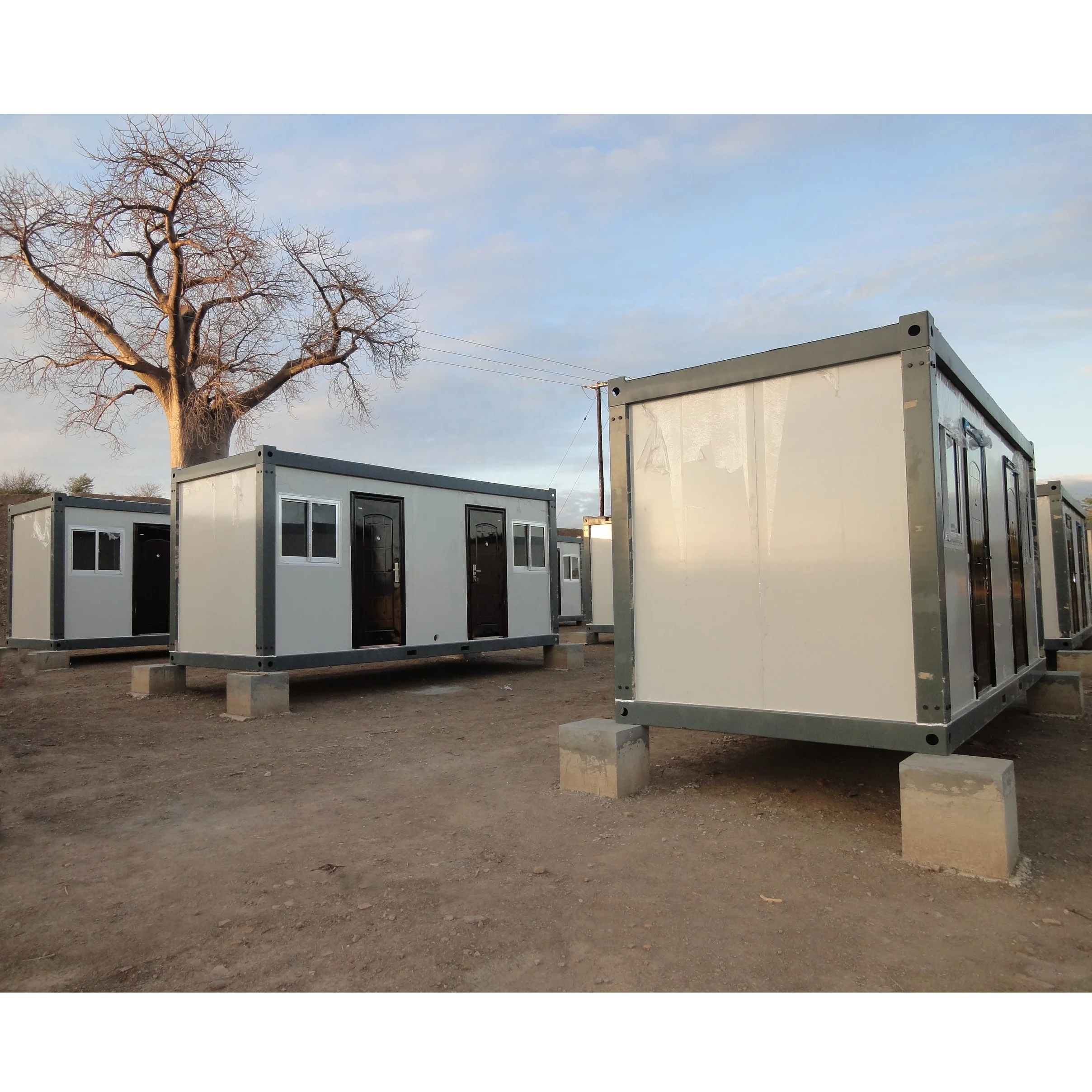 China Light Steel Structure Factory Wholesales one or Two Bedrooms Folding Expandable Prefab Container Home