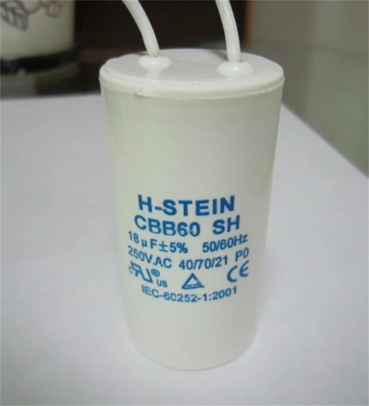 CBB60 Metallized Polypropylene Film Capacitor for  motor
