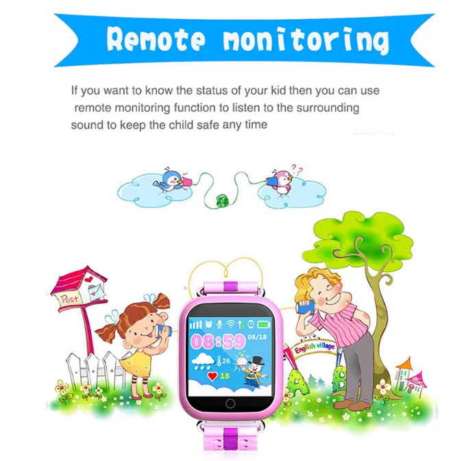 Smart watchKids GPS Tracker Smart Watch Camera SIM Card SOS Dial Call Child GPS Baby Watch for Kid Smartwatch