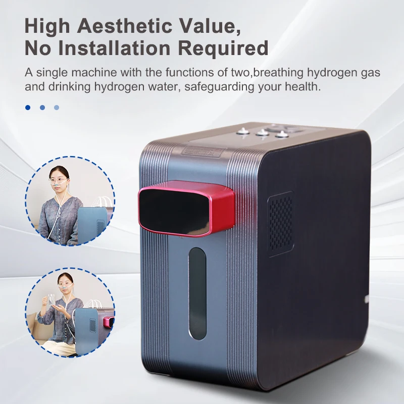 Oxyair PEM Generador De Hidrogeno 3000PPB 200 мл 350 500 генератор водорода 450 900 1500 машина для ингаляции