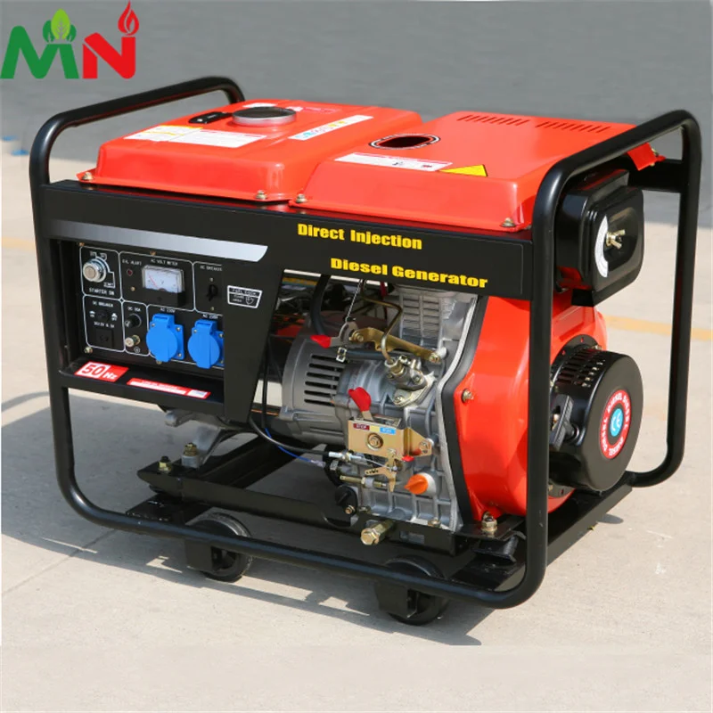 top sales models 2.8kw generator 220v engine generator diesel with wheels for sale