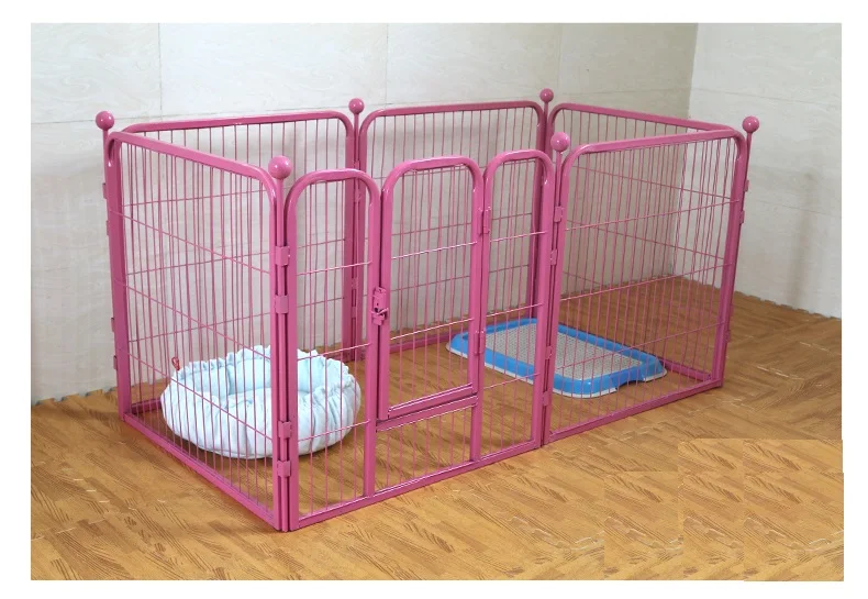 
5 Sizes Galvanized Iron 6-panels Heavy Duty Playpen Dog Play Pen 170105 