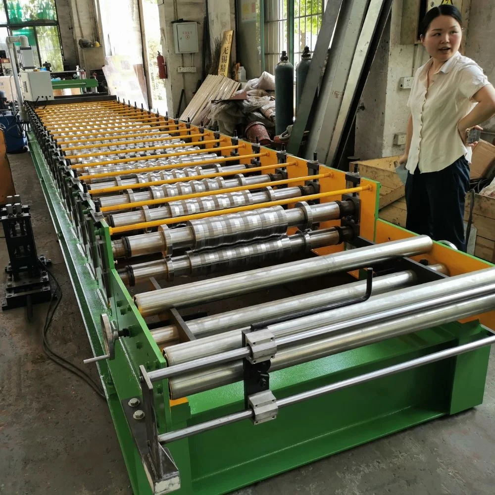 Gauge 22- Gauge 32 Ancho 1000mm Width Zinc Ondulado Aluminizado Tile Making Machine Corrugated Roof Sheet Roll Forming Machine