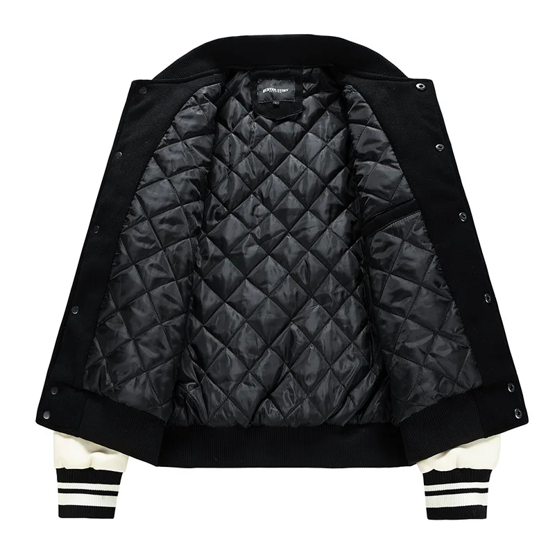 Liu Ming Clearance Sales Wholesale 2024 Autumn Fashionable Men Clothing Street Retro Casual Slim Baseball Jacket