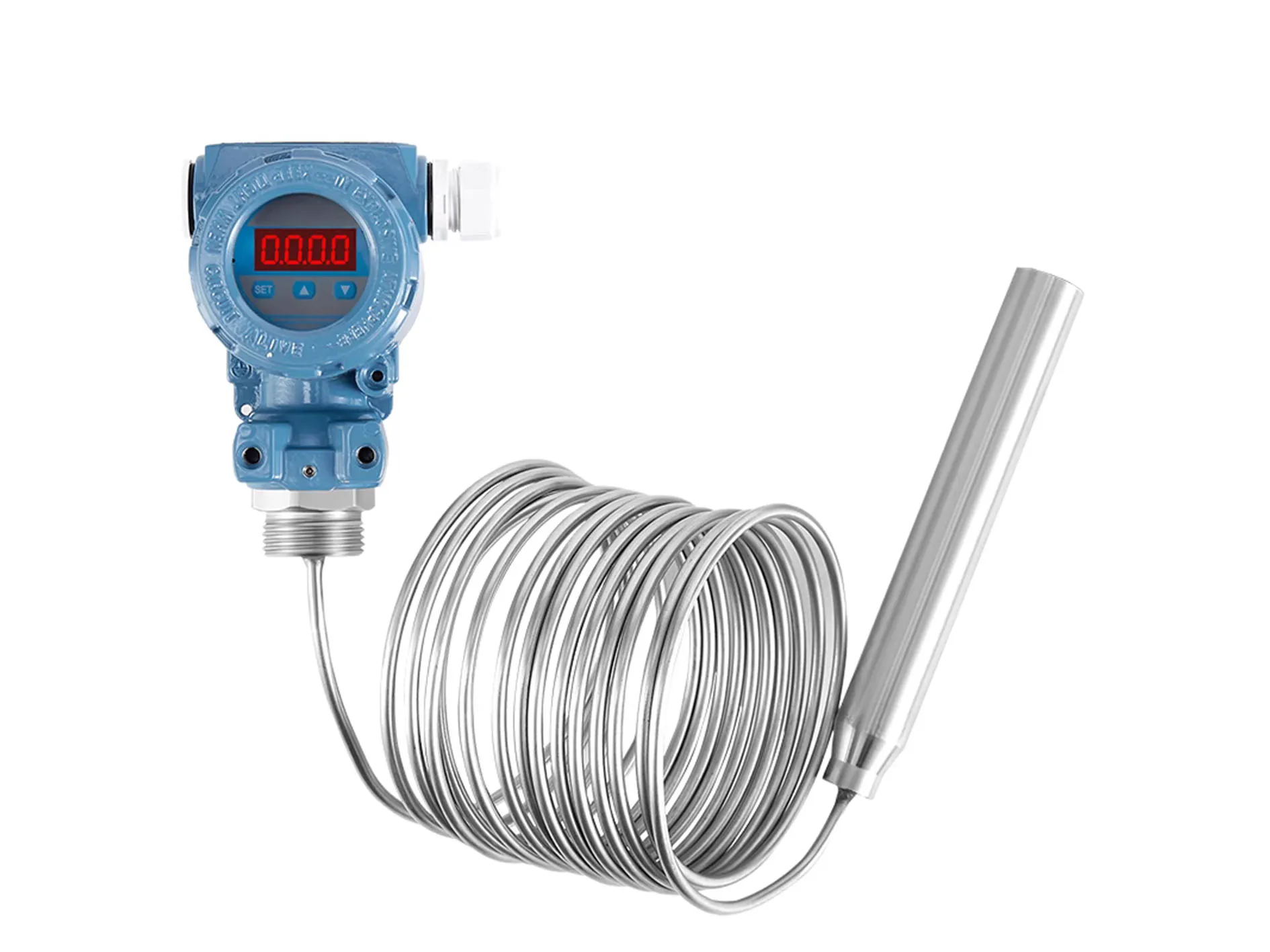 Input type liquid level transmitter 4-20mA stainless steel high-temperature resistant gas collector anti-corrosion oil level