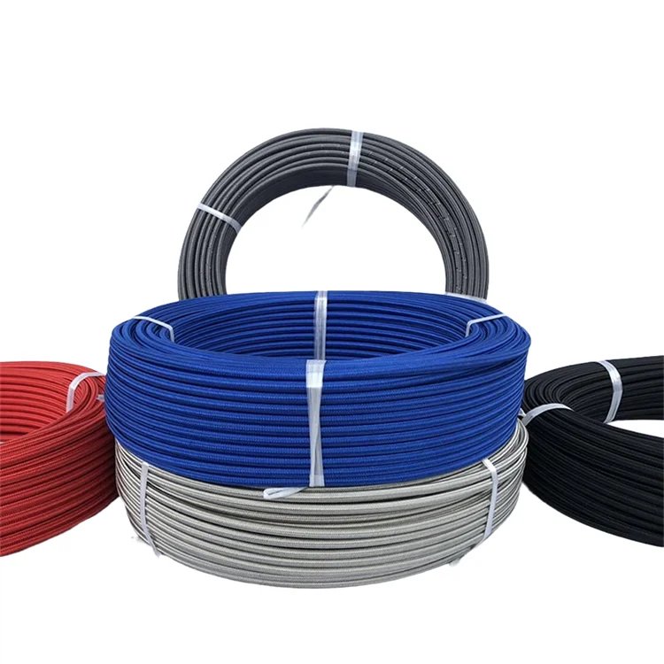 Wire Braided Poly te-tra fluoroethylene Flexible Metal PTFE Hose