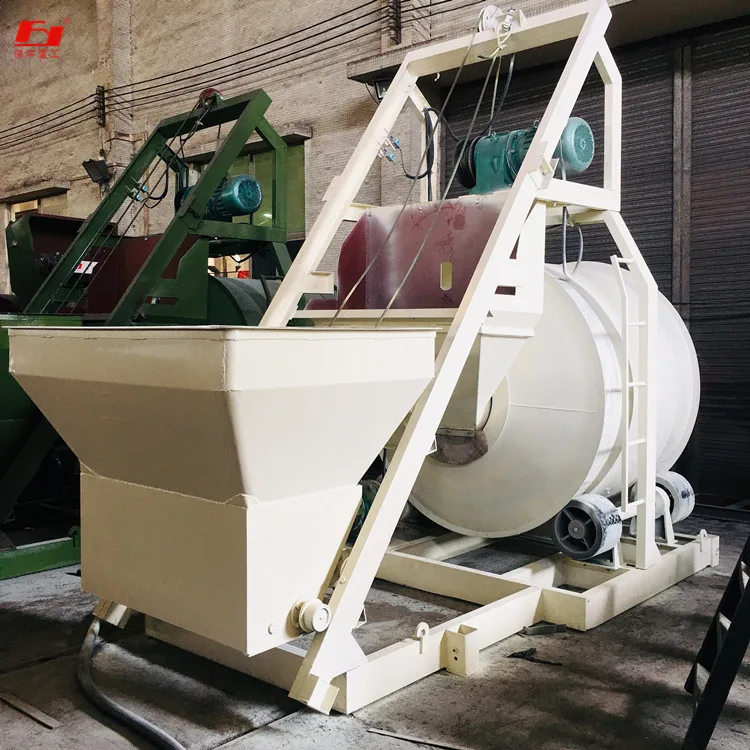 construction machine small concrete component factory stable quality reverse-discharge cone JZM750 concrete mixer