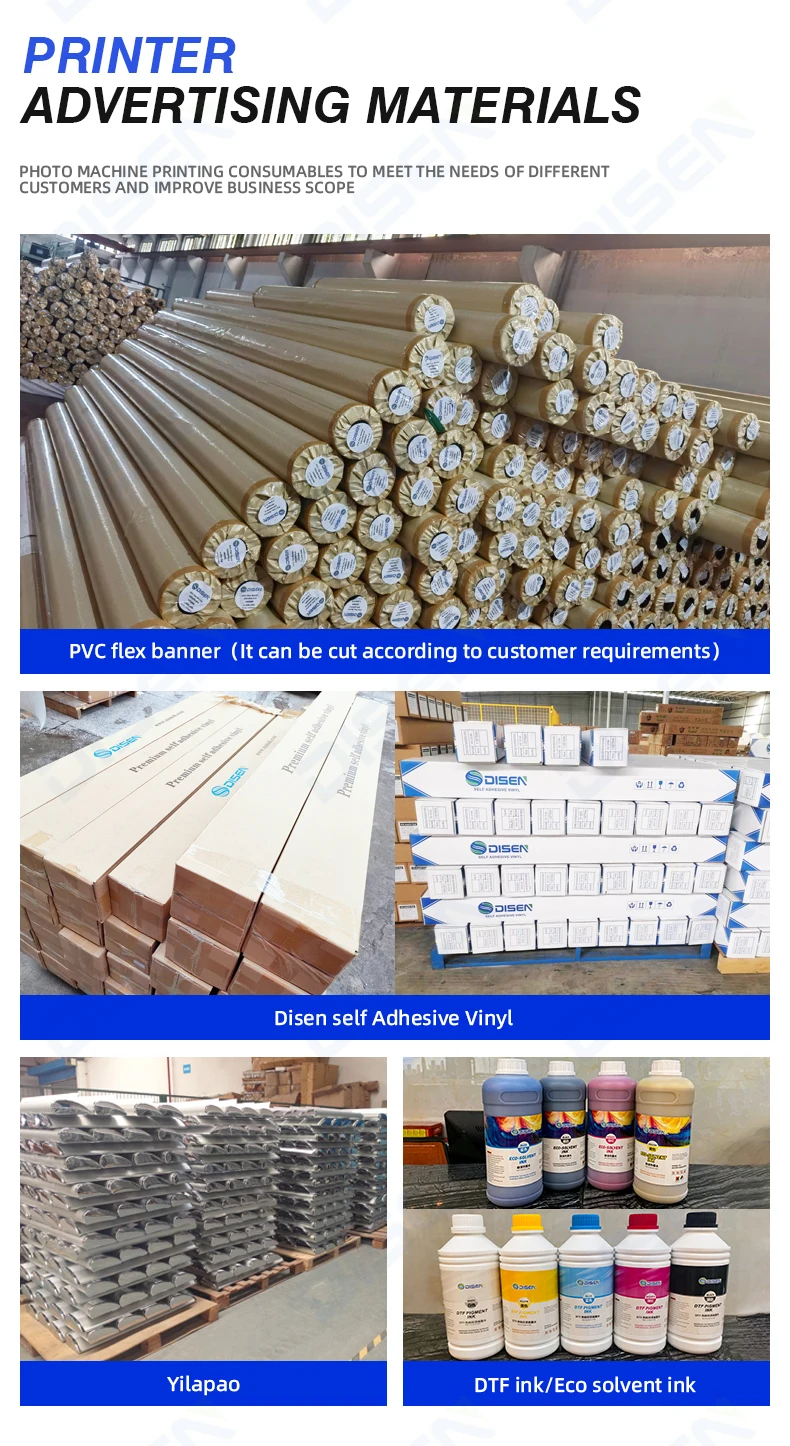 70cm/1.3m/1.6m/1.8m/1.9m 2.2/2.5/3.2m large format sublimation printing machine xp600 i3200 eco solvent textile inkjet printers