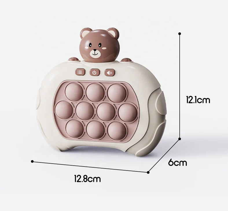 Push Game Machine Toys Shining LightsKids Quick Press Toys Stress  Game Educational Children Gift