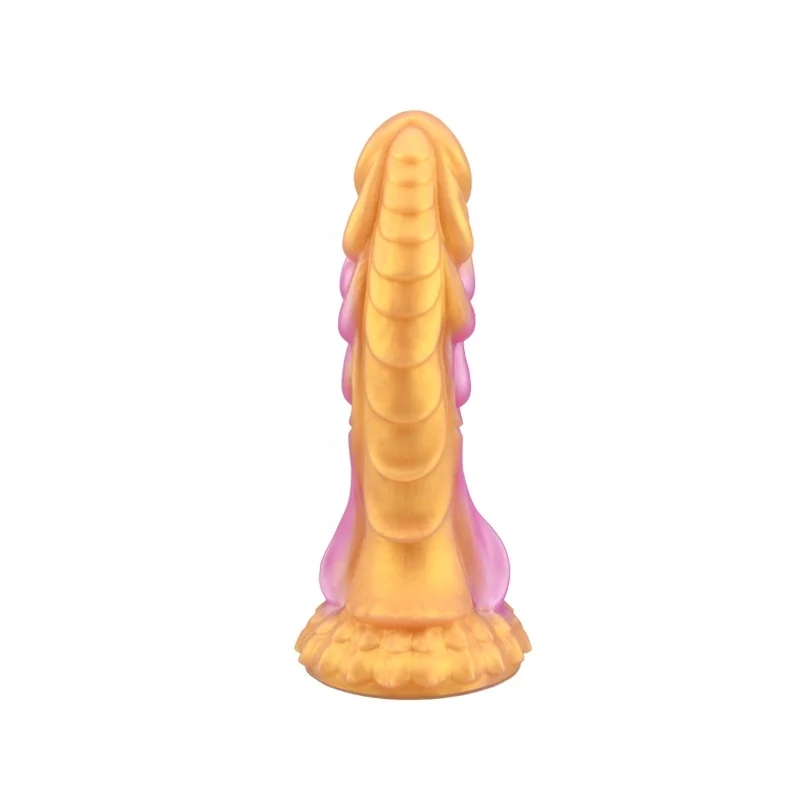 Passionate Creeping Silicone Dildo Female Sitting Posture Sexy Toy Huge Yin Meridian Dildo