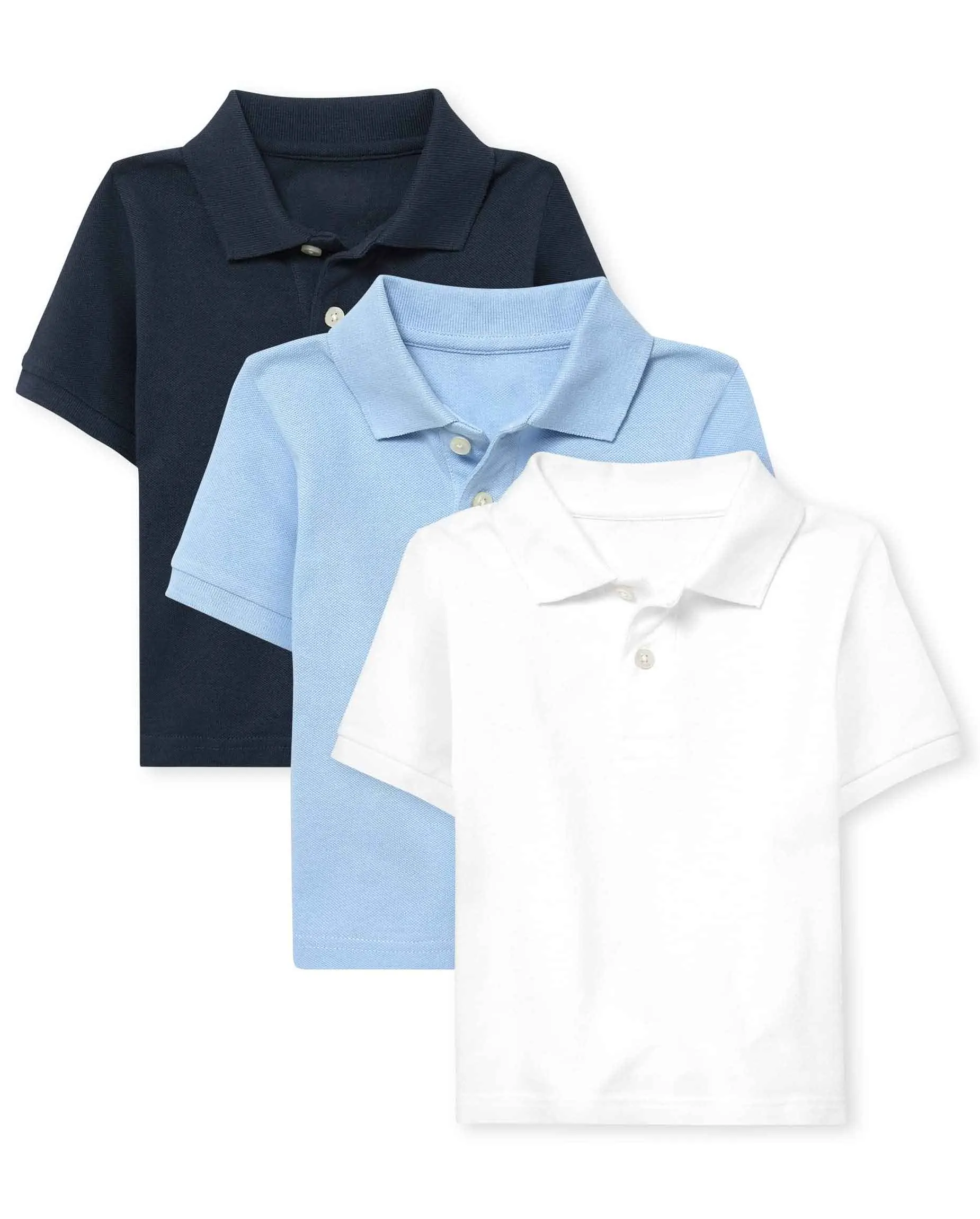 Baby Boys and Toddler Short Sleeve Pique Polo